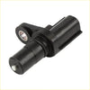 Black plastic car transmission speed sensor for Toyota Alphard Vellfire with metallic bore and threaded end shown from back