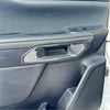 Carbon fiber interior door handle panel trim cover in black textured finish for ford ranger