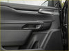 Carbon fiber interior door handle panel trim cover for ford ranger with black carbon fiber accents on car door panel