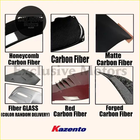 Carbon front bumper grille for 2017+ nissan gt-r r35 featuring black carbon fiber in honeycomb matte red and forged finishes by kazento