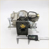Silver and black metal carburetor with gold circular part and hoses for toyota hilux rn30 engine 1971-1984
