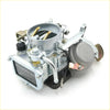 Silver carburetor assembly with brass parts and black base for Mazda B1300 B1600 Ford Courier 1971-1985