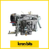 Gray metallic carburettor with springs and levers for nissan patrol gq y60 tb42 42l rb30 30l 1988-1997