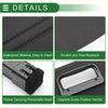 Black waterproof cargo cover for toyota prius base 2004-2009 with durable scratch resistant finish and reinforced stitching