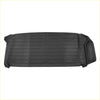 Black tpe cargo liner rear boot mat for toyota grand highlander 2024 2025 with textured ribbed surface and reinforced edges
