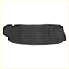 Black rubber cargo liner rear boot mat with textured ribbed surface and molded edges for toyota highlander 2024-2025