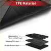 Black tpe cargo liner rear boot mat for Toyota Highlander 7 seat 2020-2023 with waterproof wear-resistant layers