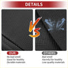 Black mesh cargo liner rear boot mat for toyota rav4 2019 2024 with breathable durable diamond pattern weave