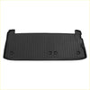 Black rubber cargo liner with ribbed texture and molded edges for toyota sienna 7 seat rear boot mat 2021-2024