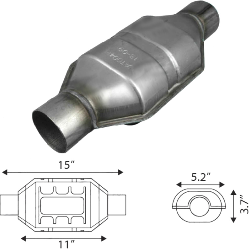 Redback Catalytic Converter CAT004M