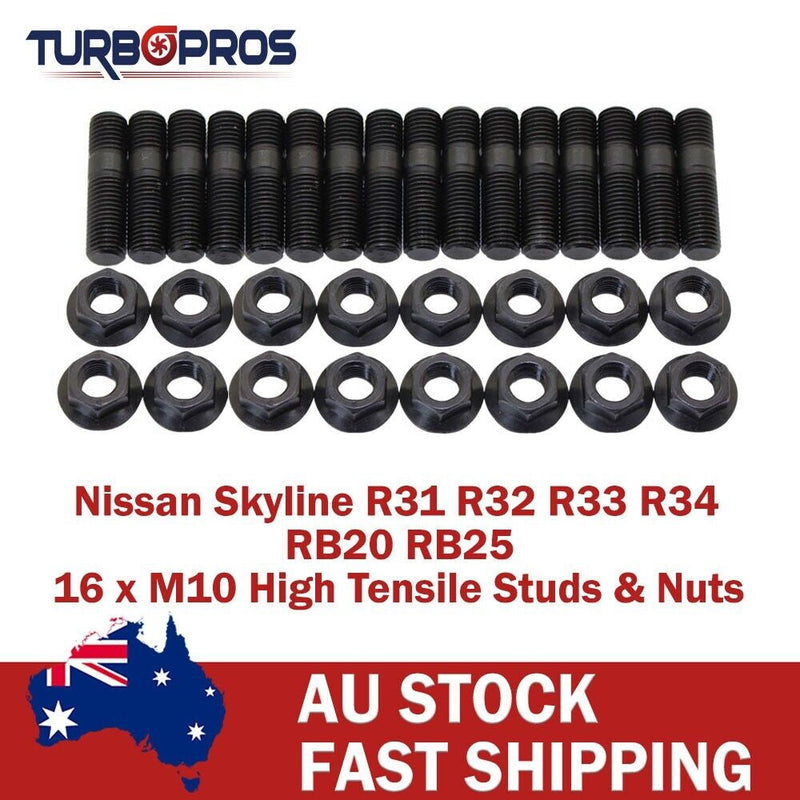 Nissan Skyline R31 RB20DET 2.0L High Tensile Exhaust Manifold&Turbo Stud Kit