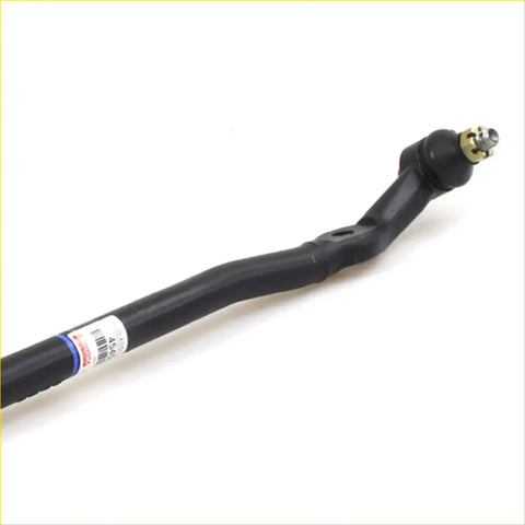 Black steering linkage center bar relay link with gold spherical joint and barcode for Toyota Hilux Surf 1983-1988