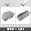 Gray soft-touch fabric center console armrest cover designed to fit snugly in front passenger seat of toyota avalon 2000-2004