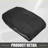 Black leather center console armrest cover with stitched edges for toyota highlander 2008-2013 faux leather