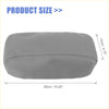 Gray faux leather car seat armrest cover with white stitching for toyota 4runner center console lid 1996-2002
