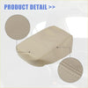 Beige faux leather center console lid armrest cover with stitched detailing for toyota avalon 2013-2018