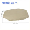 Beige faux leather center console lid armrest cover with stitched edges for toyota prius 2004-2009