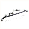 Black and silver center link idler arm tie rod kit with ball joints for 1984-1988 toyota hilux ln50 ln56 n58 sr5