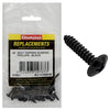 Champion Black Screw Self Tapp Mushroom Head Phillips 4.2