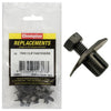 Champion Scrivet Trim Clip Fastener Push Rivet Black 9mm