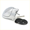 Chrome blind side fender mirror for toyota hilux 1988-1997 with chrome motorcycle headlight housing and mounting screw