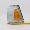 Chrome corner indicator light x2 for toyota hilux rn80 rn90 1989-2016 with chrome finish and amber triangular turn signal