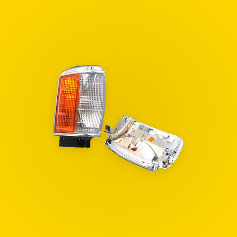 Chrome Corner Indicator Lights for Toyota Hilux 1983-1988