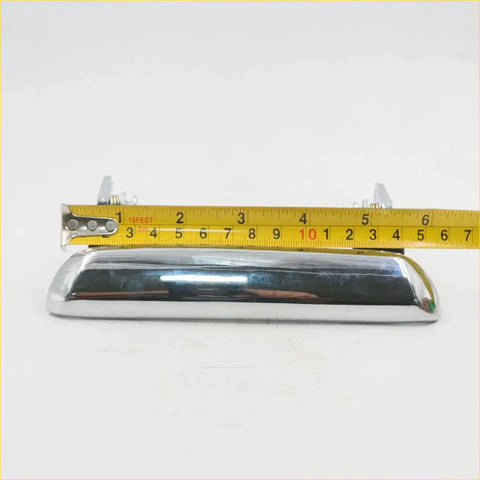 Chrome door handle for Nissan Datsun Bluebird 1300/1600/510/240Z with sleek curved polished metallic finish