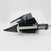 Black and chrome motorcycle headlight assembly showing internal wiring paired with chrome door wing mirror led for toyota hilux mk5