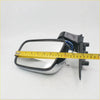 Chrome door wing mirror x2 for toyota hilux mk5 2001-2005 with chrome finish black plastic housing and visible wiring