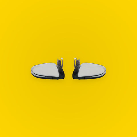 Chrome Electric Foldable Mirrors Set for Toyota Hilux KUN122 GUN123 TGN136 2015-2019