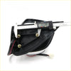 Black plastic car tail light assembly with metallic screws and wiring showing the back side of chrome electric folding led door wing mirrors for toyota
