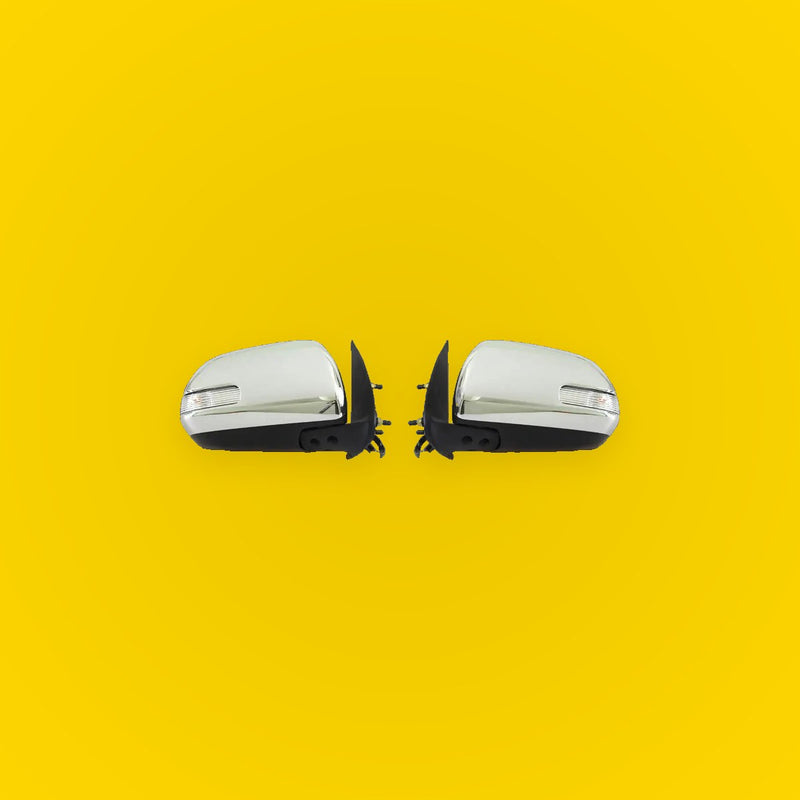 Chrome Electric LED Door Wing Mirror for Toyota Hilux MK7 SR5 Hilux