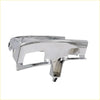 Chrome head light door for toyota hilux 1988-1997 with sleek angular chrome finished metal dashboard trim piece