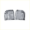 Clear transparent plastic car door handle covers with molded l and r markings for left and right sides chrome mirror kit 2024