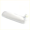 Chrome outer door handle right for mazda b series b2200 b2600 bravo with sleek chrome finish and white plastic cap at mount end