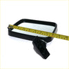 Black glossy chrome side door mirror lh for isuzu bedford kb with yellow measuring tape on its surface