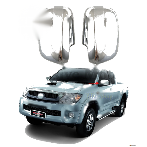 Toyota Hilux VIGO Chrome Door Mirror Cover Trim (2008-2014)