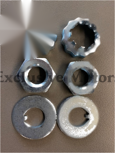 Ford Escort & Capri hub nut kit