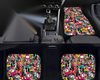 Custom JDM Sticker Bomb  Floor Mats
