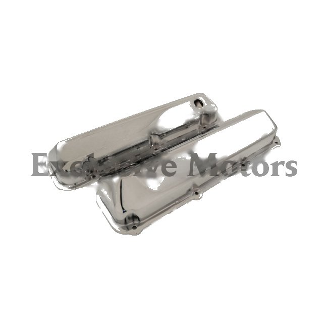 Ford Big Block V8 (1968-1997) Hot Rod Chrome Steel Valve Covers 429 460
