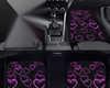 Custom Neo Pink Hearts Floor Mats