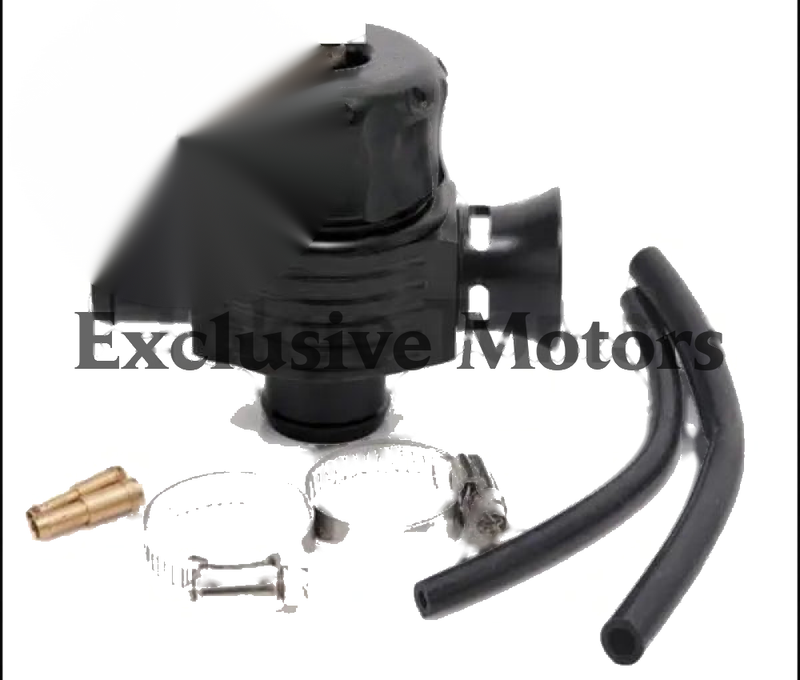 25Mm Universal Dual Port Blow Off Valve (Black) Diverter Valve Dump Valve