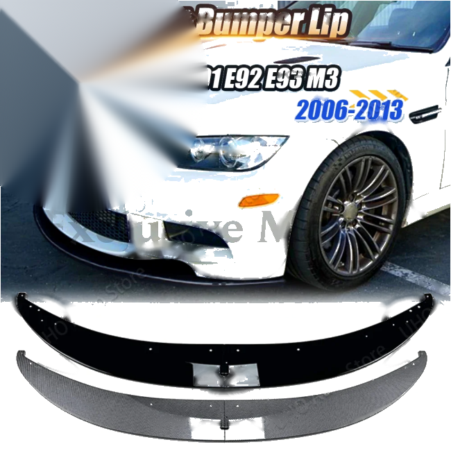 BMW 3 Series E90 Front Bumper Lip Splitter Spoiler Diffuser (2007-2013)