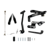 Black Forward Control Kit Fits 2018 and up Softail Street Bob & Low Rider models
