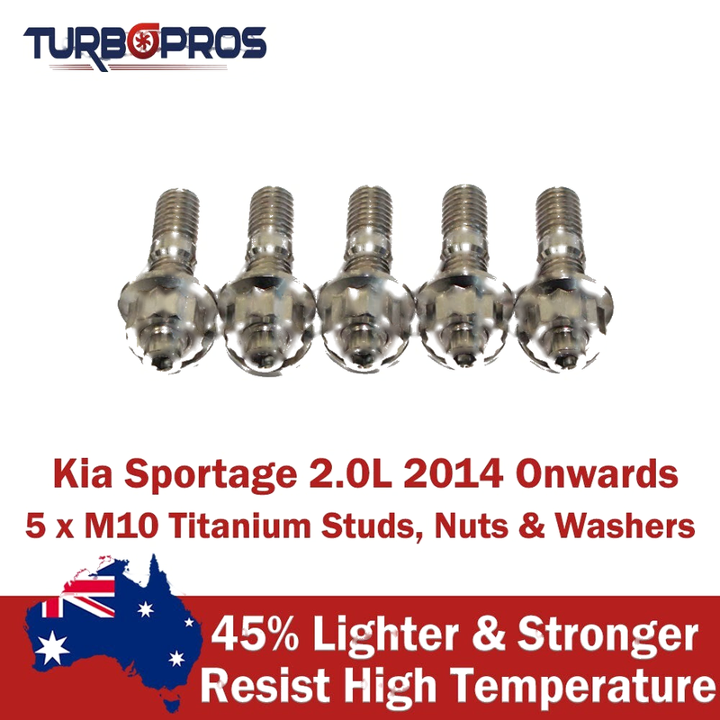 Kia Sportage 2.0L 2014 Onwards Titanium Turbo Charger Stud Kit