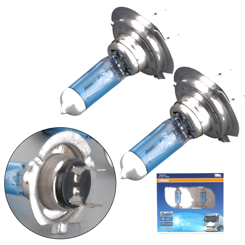 Truck X Xenon Replacement H7 24V 100W Halogen Headlight Bulbs