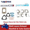 Nissan Patrol GU Y61 4.2L Permaseal MLS-R Exhaust Manifold&Turbo Gasket Kit