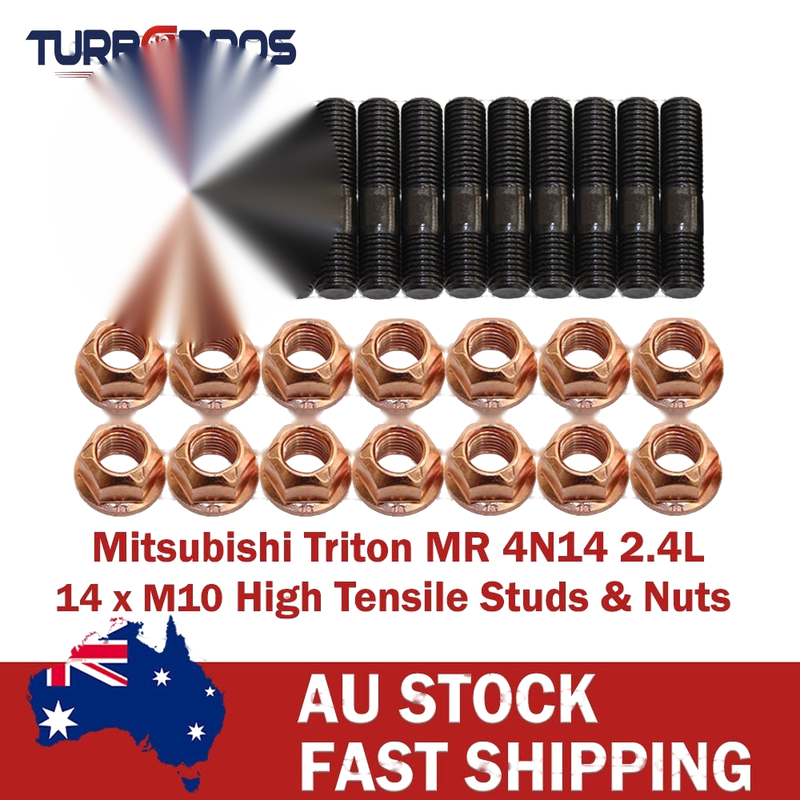 Mitsubishi Triton MR 4N14 2.4L High Tensile Manifold&Turbo Charger Stud Kit