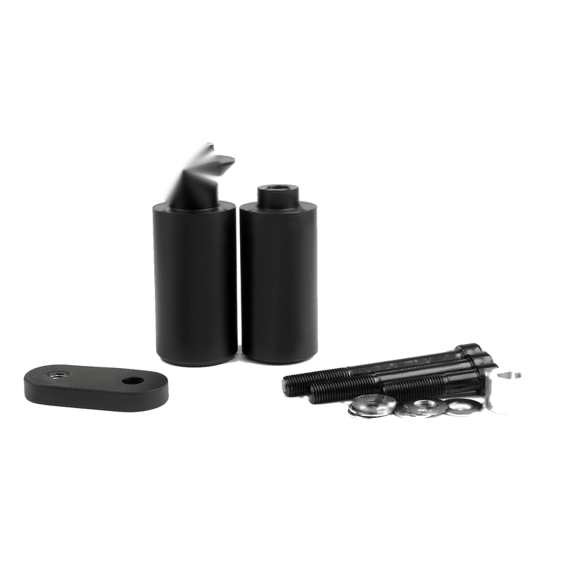 Frame Sliders Crash Protector Yamaha YZF R6 2006-2007 No Cut Black Generic